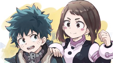 Izuku Midoriya Ochako Uraraka HD My Hero Academia Wallpapers | HD ...