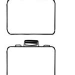 Blank Suitcase Template 3 TEMPLATES EXAMPLE TEMPLATES EXAMPLE