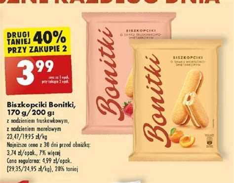 Promocja Biszkopciki Bonitki G G W Biedronka