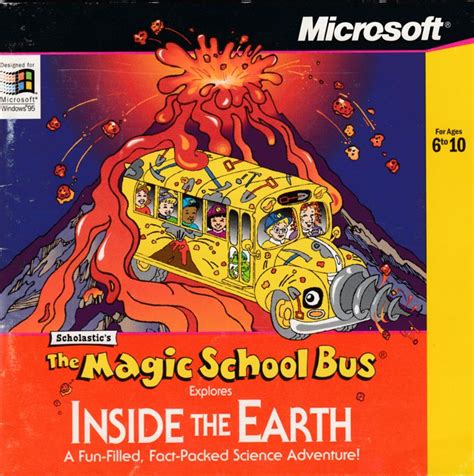 Scholastics The Magic School Bus Explores Inside The Earth For Windows