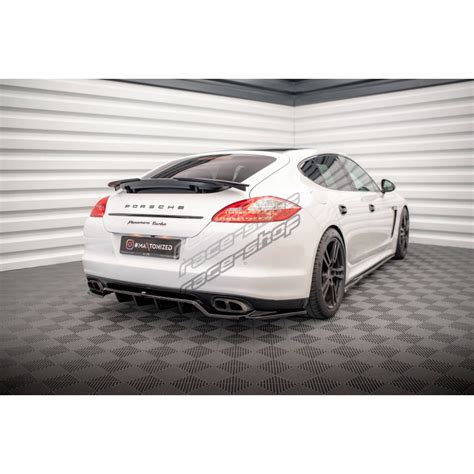 Central Rear Splitter With Vertical Bars Porsche Panamera Turbo