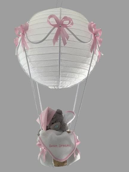 Hot Air Balloon Light Shade Decoration Nursery Playroom Etsy Uk