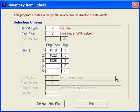 Generating Item Labels with UPC Codes - Rapattoni Corporation