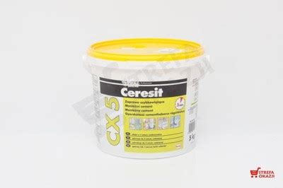 CERESIT CX5 ZAPRAWA CEMENTOWA SZYBKOWIĄŻĄCA 5KG 5498372740