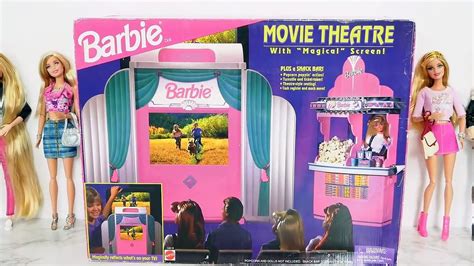 Barbie Movie Theatre Unboxing Review Toy Popcorn Machine