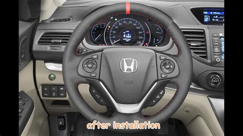 Mewant For Honda Cr V Crv Car Steering Wheel Cover