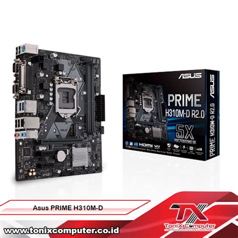 Asus PRIME H310M-D (LGA1151V2, H310, DDR4, USB3.1, SATA3) – ToniX Computer
