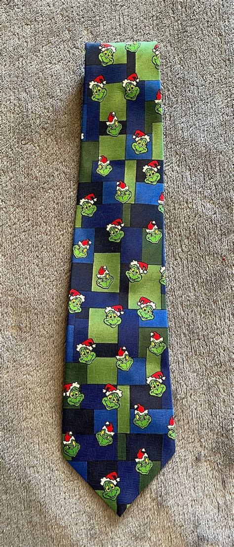 Vintage Dr Seuss Grinch Necktie Gem