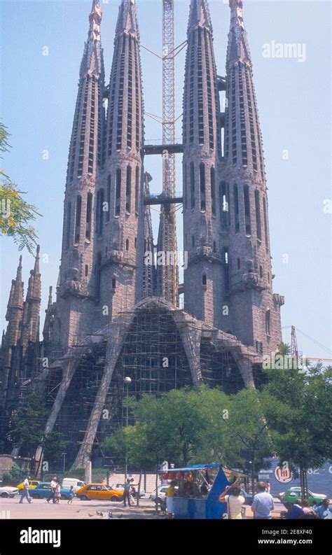 1983 Barcelone Espagne Espagne Barcelone Sagrada Família est une