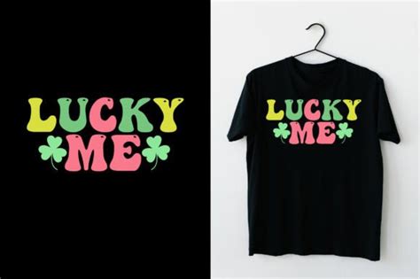 Lucky Me Retro Svg Graphic By Rajibstore Creative Fabrica