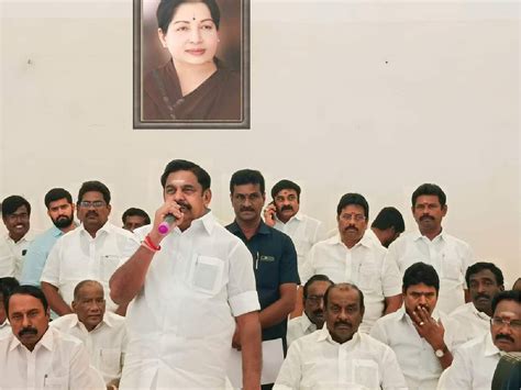 Tamil Nadu Aiadmk Gears Up For Lok Sabha Elections Forms Four