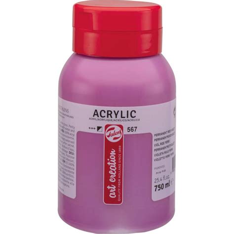 Talens Art Creation Peinture Acrylique Flacon De 750 Ml Violet