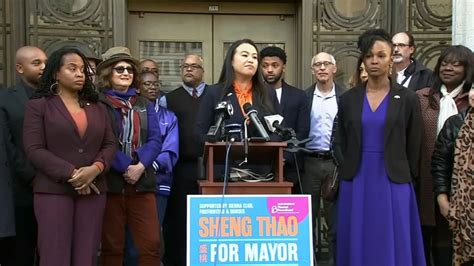 Once homeless, daughter of refugees, Sheng Thao addresses Oakland in ...