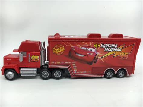 Disney Pixar Cars Toy Mack Truck Playset, Lightning McQueen Story Sets ...