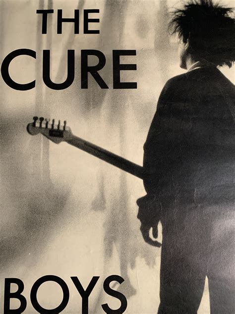 The Cure 1979 Vintage Music Poster Etsy