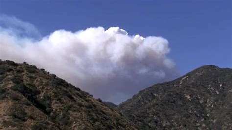 Brush Fire Breaks Out In Angeles National Forest Evacuations Ordered