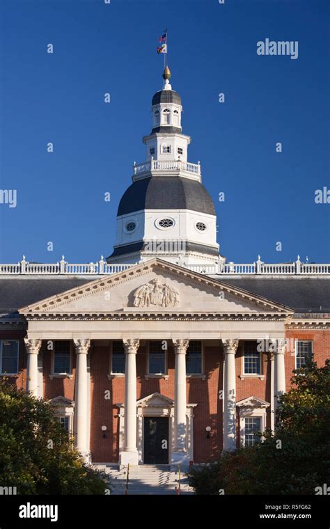 USA, Maryland, Annapolis, Maryland State Capitol Stock Photo - Alamy