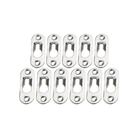 10 20Pcs 44mm X 16mm Silber Ton Metall Keyhole Aufh Nger Befestigungen