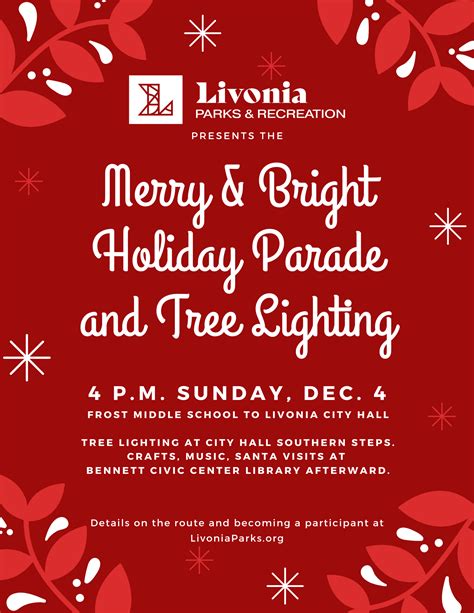 Calendar • Merry & Bright Holiday Parade and Tree Lighting