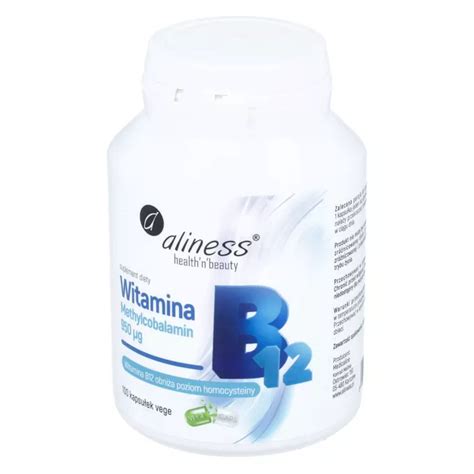 Aliness Witamina B12 Methylcobalamin 950 µg 100 kapsułek opinie