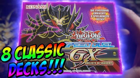 Yu Gi Oh GX DUELISTS OF SHADOWS Speed Duel Box 8 Decks In Einer Box