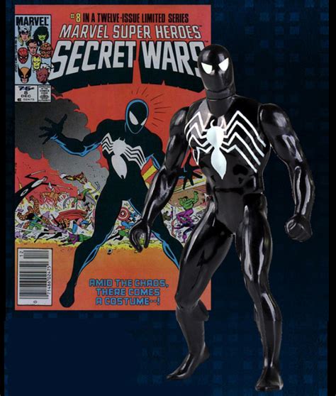 Jumbo Secret Wars Black Costume Spider-Man Up for Order! - Marvel Toy News