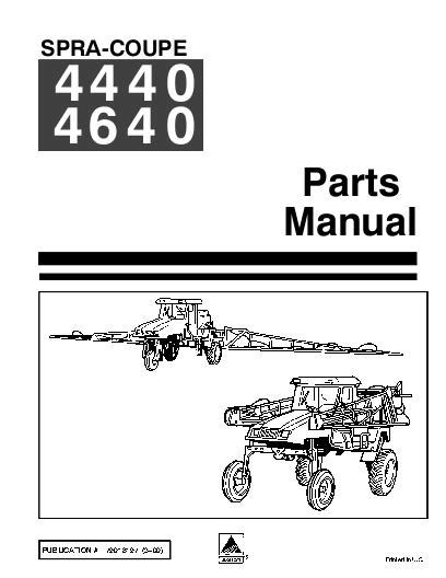 AGCO Technical Publications: Spra-Coupe Applicators-Liquid Sprayers ...