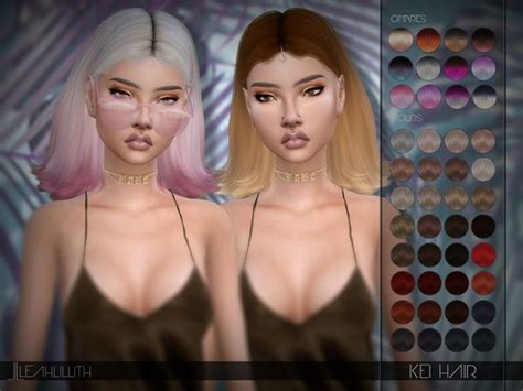 Leah Lillith S Leahlillith Kei Hair Sims Hair Womens Hairstyles