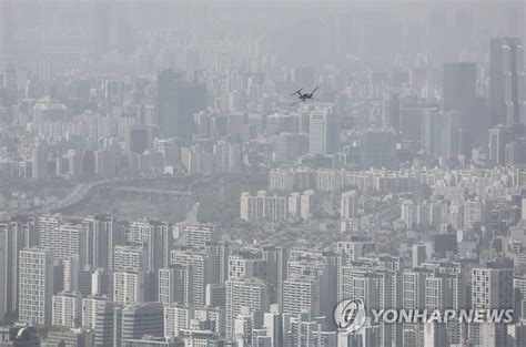 충북 중부 5개 시·군 미세먼지주의보 발령 연합뉴스