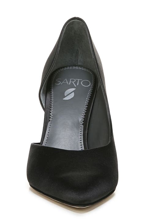 Franco Sarto Sarto By Sherry Half Dorsay Pump In Black Lyst