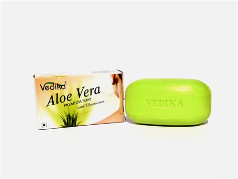 Tfm 80 Natural Vedika Aloe Vera Soap For Bathing Packaging Type Box