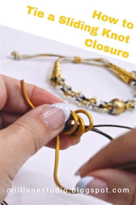 How To Tie A Sliding Knot Artofit