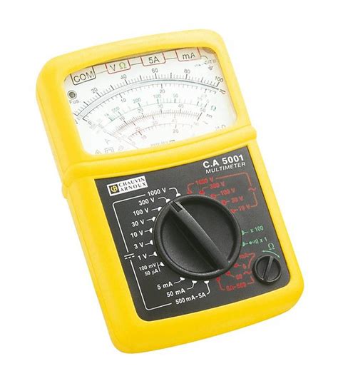 Chauvin Arnoux CA 5001 P01196521F 1000V AC Handheld Analog Multimeter