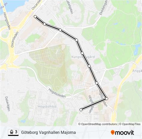 3 Route Schedules Stops Maps Göteborg Vagnhallen Majorna Updated