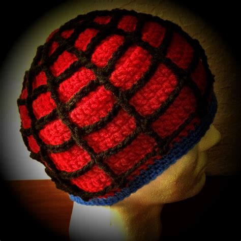 Crochet Spiderman Beanie Free Pattern Web Printable