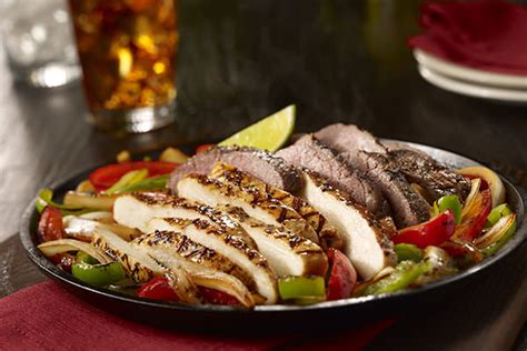 Sizzling Beef Chicken Shrimp Or Combo Fajitas Tridays