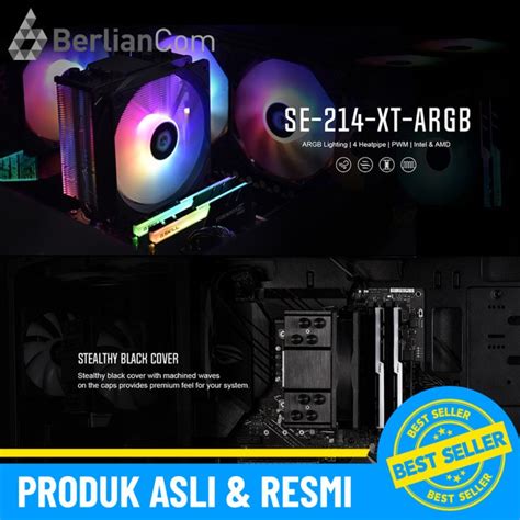 Jual Id Cooling Se Xt Argb Sync Cpu Cooler Intel Amd Shopee