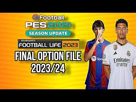 Pes Final Option File Football Life Patch