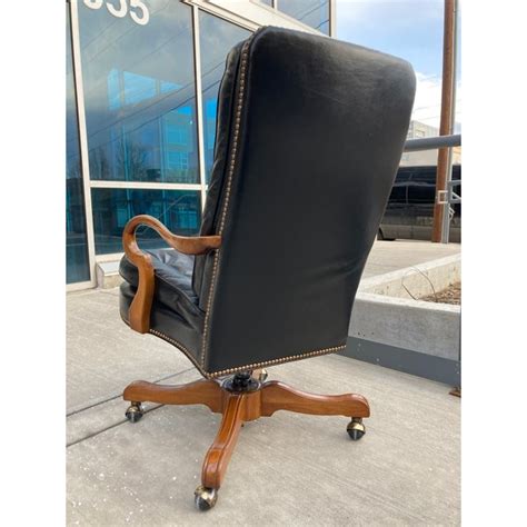 Traditional Swivel Tilt Leather High Back Executive Chair From John