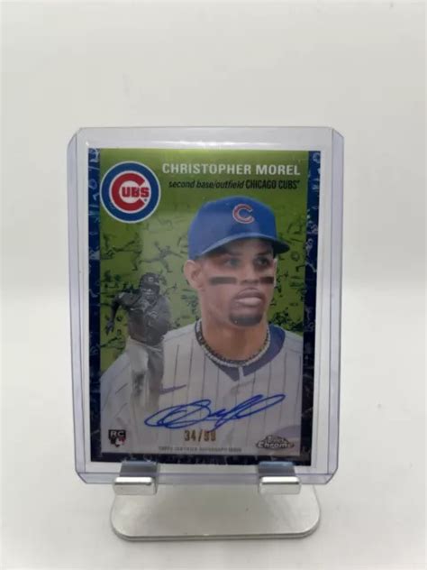 CHRISTOPHER MOREL 34 98 Auto Rookie 2023 Topps Cromato EUR 27 06