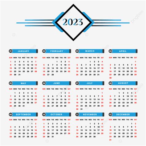 Calendar Planner Vector Design Images Calendar With Skyblue