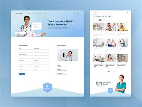 Prohealth Medical And Healthcare Website Design Figma Template