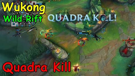 Wukong Quadra Kill 1 League Of Legends Wild Rift YouTube