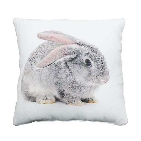 Coussin 30x30cm Motif Lapin Baby Pets Coussins Décoratifs Textiles