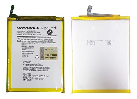 Bateria Motorola He Moto E Plus Xt Original Retirado Mercado Livre