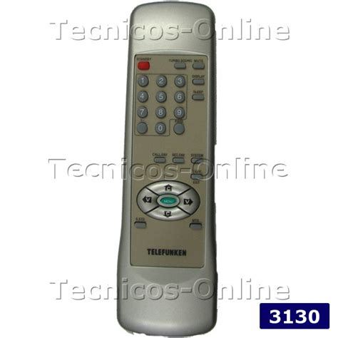 Tecnicos Online 3130 Control Remoto TV TELEFUNKEN