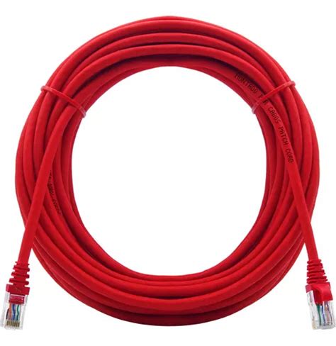 Cabo Rede Patch Cord Cat6 Furukawa Gigalan Vermelho 10 Mts Frete grátis