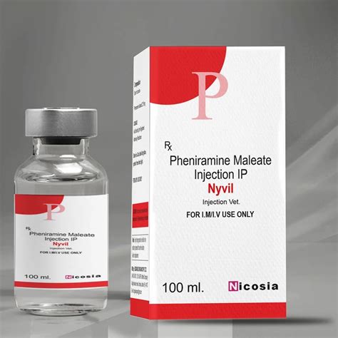 INJECTION Pheneramine Pheniramine Maleate Inj For Clinical Packaging