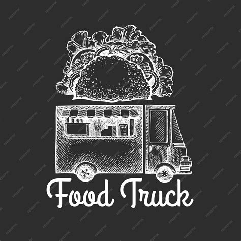 Taco Truck Drawing