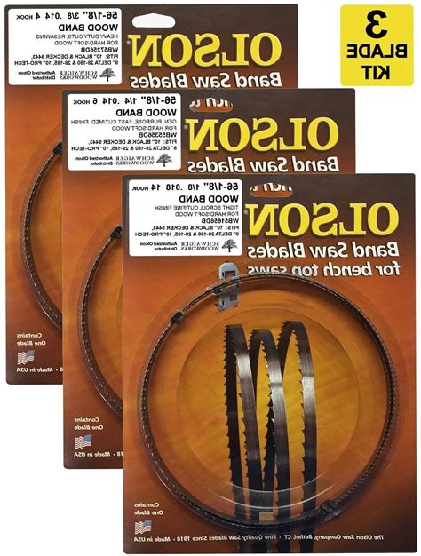 Olson Band Saw Blades 56 18 Inch X 18